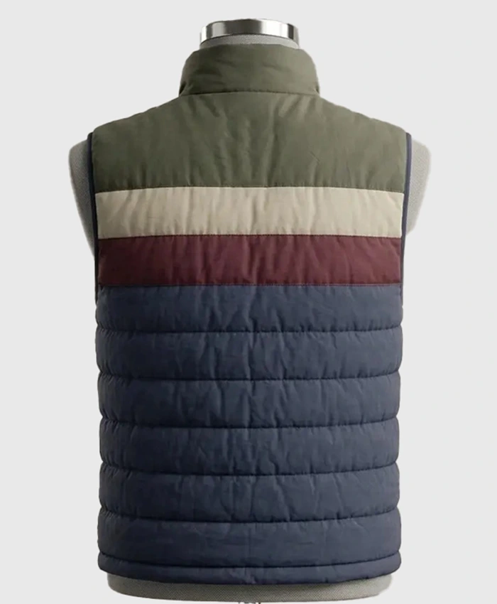 Back view of Tom Holland Spider-Man Brand New Day 2026 Peter Parker Puffer Vest