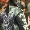Back view of WWE SummerSlam Minnesota 2026 PENTA Black Biker Jacket