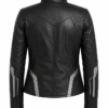 Black Panther Wakanda Forever Leather Jacket Back