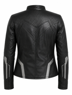 Black Panther Wakanda Forever Leather Jacket Back