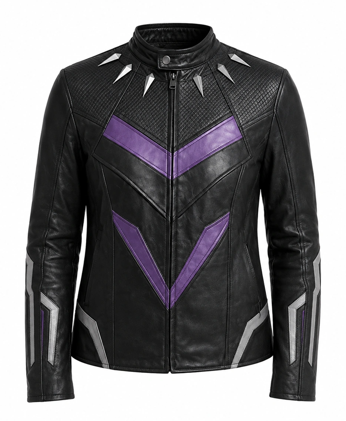 Black Panther Wakanda Forever Leather Jacket