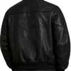 Black Spider-Man Brand New Day Sheepskin Cosplay Jacket featuring Viscose Lining and Two Outside Pockets