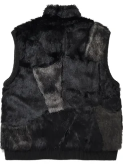 Black-Supreme-Fur-Windstopper-Vest-Back