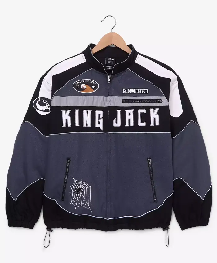 BoxLunch Disney Nightmare Before Christmas Jack Skellington Moto Jacket