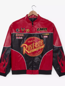BoxLunch Disney Pixar Cars Lightning McQueen Leather Racing Jacket