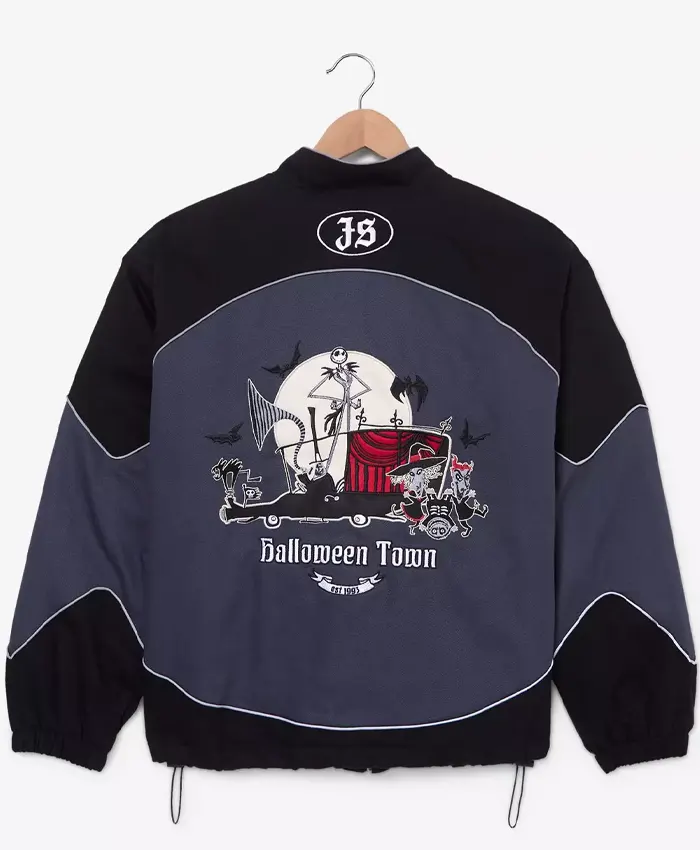 BoxLunch Disney The Nightmare Before Christmas Jack Skellington Moto Jacket Back