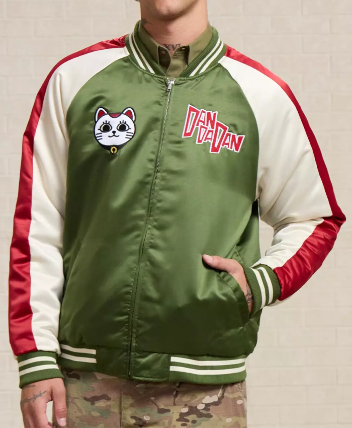 BoxLunch Men's Dandadan Turbo Granny Bomber Jacket