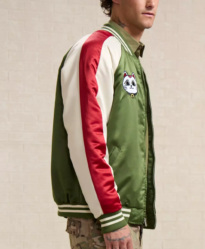 BoxLunch Men's Dandadan Turbo Granny Bomber Varsity Jacket For Sale