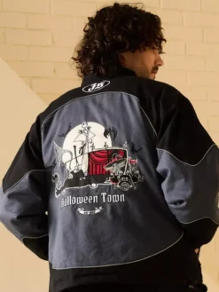 BoxLunch Nightmare Before Christmas Jack Skellington Moto Jacket