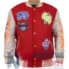 Breezy Bowl XX Chris Brown Red Varsity Jacket