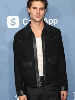 Bryce Alakai Variety’s Power of Young Hollywood Black Wool Jacket front view