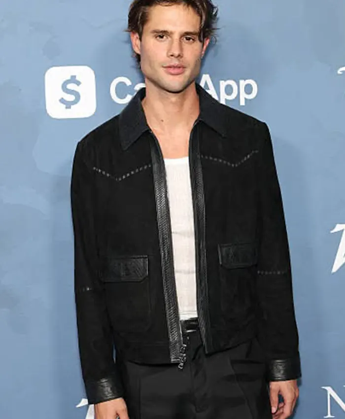 Bryce Alakai Variety’s Power of Young Hollywood Black Wool Jacket front view
