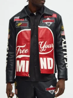 Buy-Free-Your-Mind-Black-Leather-Racing-Jacket