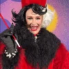 Buy-Glenn-Close-Surprise-Appearance-Cruella-Deville-D23-Red-And-Black-Fur-Coat-Costume