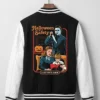 Buy-Halloween-Michael-Myers-Safety-A-Sitters-Guide-Black-and-White-Varsity-Jacket-Back-View