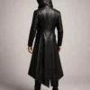 Buy-Halloween-x-Gothic-Black-Leather-Hooded-Trench-Costume-Coat-On-Sale-Back-View