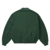 Buy Now Palace Pigment College The Deep Green Fleece Bomber Jacket back view