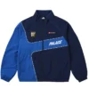 Buy Now Palace x Palazzo Shell Polyester Navy Blue Track Jacket front view