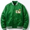 CM Punk Minnesota North Stars Green Bomber Jacket WWE SummerSlam 2026 front view