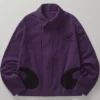 Carnan x ASICS Path II Purple And Black Utility Work Wool Jacket front view