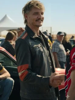 Chad Rook TV-Series My Life with the Walter Boys 2026 Black Biker Leather Jacket front view
