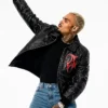 Chris Brown Auracles x Pelle Pelle Leather Jacket