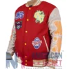 Chris Brown Breezy Bowl XX Red Wool Varsity Jacket