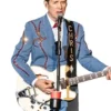 Chris Isaak Coruna Sounds Spain Concert Blue Suiting Blazer front view