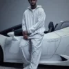 Cleveland Browns Shedeur Sanders Nike Air DT Max 96 White Polyester Tracksuit front view
