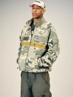 Close-Up of Palace Skateboards Fall 2026 Digital Camouflage Zip-Up Jacket