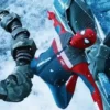 Close-Up of Spider-Man Brand New Day 2026 Tom Holland Puffer Vest