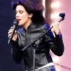 Close-up Chicago Lallapalooza Fest 2026 Ellie Rowsell Leather Jacket