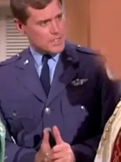 Close-up of I Dream of Jeannie Major Larry Hagman Air Force Blue Uniform Costume