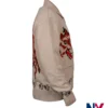 Close-up of Movie Project Hail Mary 2026 Ryan Gosling Ryland Grace Cream Fox Cardigan