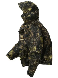 Close-up of Palace x South2 West8 Olive Camo River Trek Hooded Jacket Sale