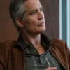 Close-up of TV Series Lucky S01 Timothy Olyphant Brown Suede Leather Jacket