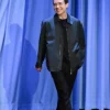 Close-up of Tonight Show Starring Jimmy Fallon Elliot Page Black Cotton Jacket