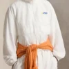 Close-up of US Open Tennis Championships Polo Ralph Lauren 2026 White Windbreaker Jacket