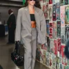Close-up of WNBA Team Portland Fire vs Toronto Tempo Nika Mühl Grey Suit