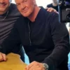 Close view of Craig Fairbrass Movie Rise of the Footsoldier Retribution 2026 Black Satin Bomber Jacket