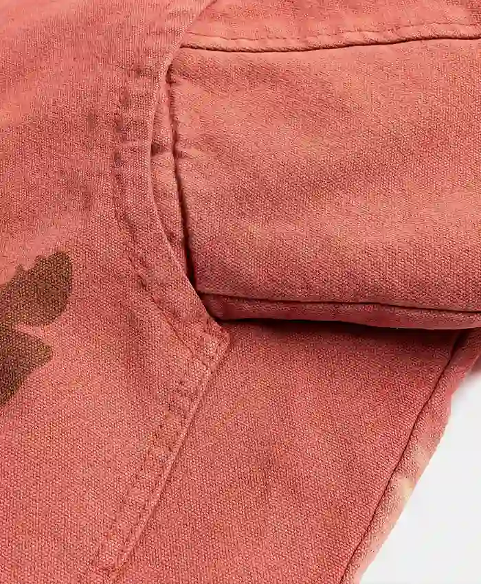 Close view of Disney The Lion King x Shoe Palace Brown And Orange Cotton Lifestyle Jacket