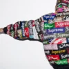 Close-view of Supreme Fall-Winter Collection 2026 Patchwork Teaser Leather Hooded Jacket