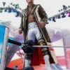 Cody Rhodes SummerSlam 2026 Leather Coat featuring lapel collar and open front design