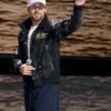 D23 Ultimate Fan Event 2026 Ryan Gosling Star Wars Starfighter Black Varsity Jacket front view