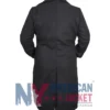 DCI Ellis Tv Series Ellis Black Wool Coat Back