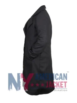 DCI Ellis Tv Series Ellis Wool Coat in Black