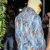 Dior Homme SS15 A$AP Rocky Denim Jacket with four pockets, full sleeves, and colorful artwork details