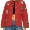 Found Quilt Patch Jacket In Red