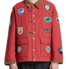 Found Quilt Patch Red Jacket