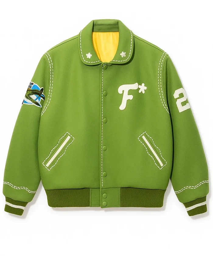 Tyler The Creator Sunseeker Green Varsity Jacket Sale